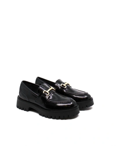 Shop Steve Madden Women's Lando Loafers In Black