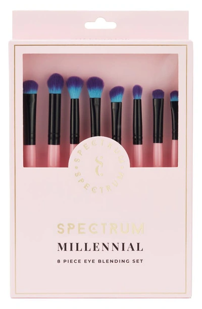 Shop Spectrum Essential 8-piece Eye Blending Brush Set $58 Value In Pink