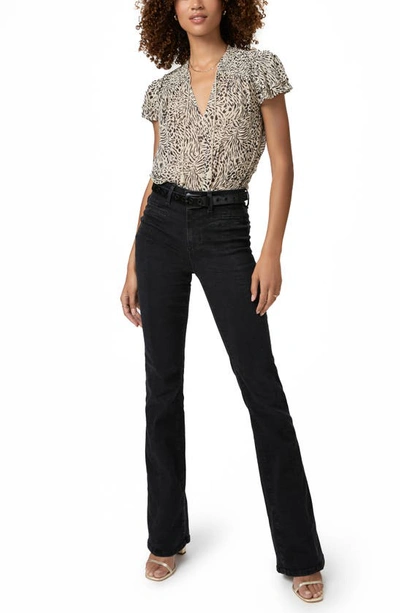 Shop Paige Laurel Canyon High Waist Flare Jeans In Slater