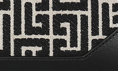 Balmain B-buzz 23 Crossbody Bag In Ivory/ Black