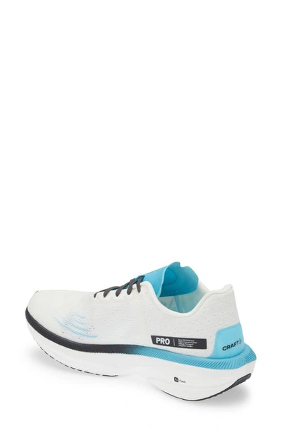 Shop Craft Pro Endur Distance Running Shoe In White-aquamarine