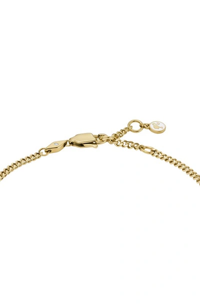 Fossil X Barbie® Charm Bracelet In Gold