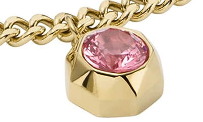Fossil X Barbie® Charm Bracelet In Gold