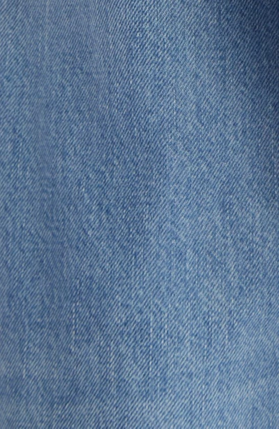 Acne Studios 1991 Toj Distressed High Waist Loose Fit Jeans In Light Blue