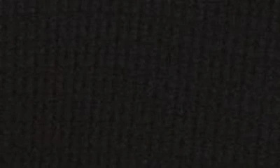 Adrianna Papell Frayed Waffle Knit Cardigan In Black