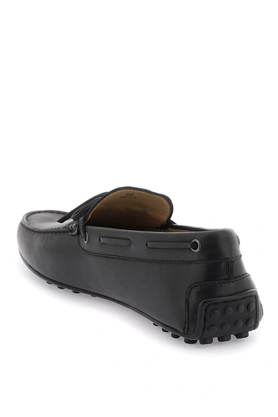 Shop Tod's 'city Gommino' Loafers In Black