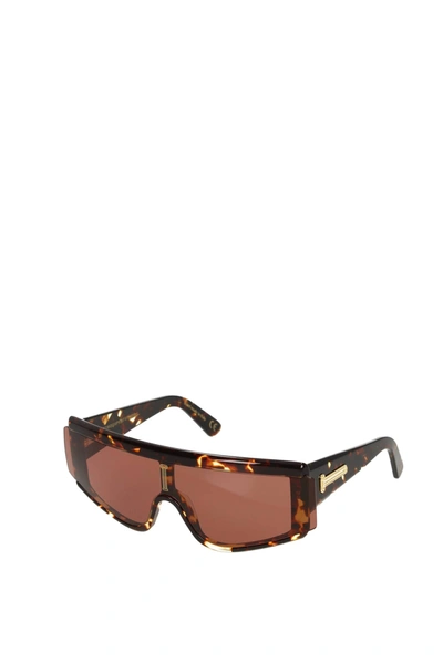 Shop Aries Sunglasses Retrosuperfuture Acetate Brown Leopard
