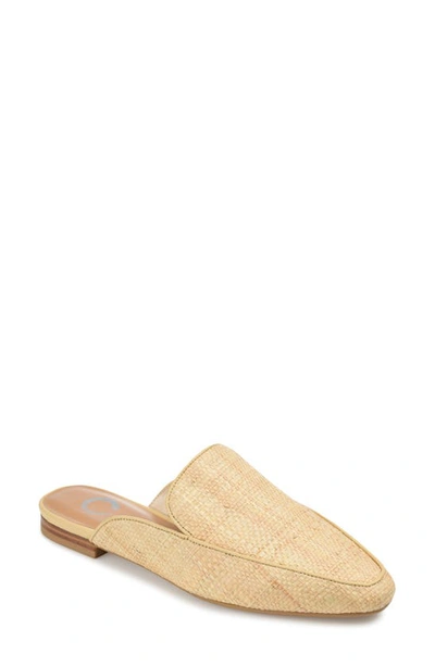 Shop Journee Collection Akza Loafer Mule In Beige