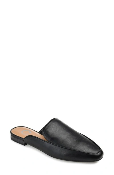 Shop Journee Collection Akza Loafer Mule In Black