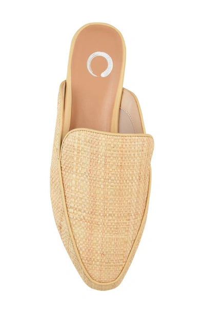 Journee Collection Collection Women's Wide Width Akza Mule In Beige