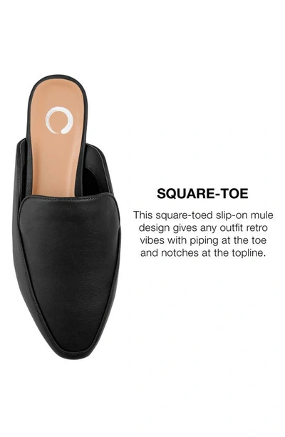 Shop Journee Collection Akza Loafer Mule In Black