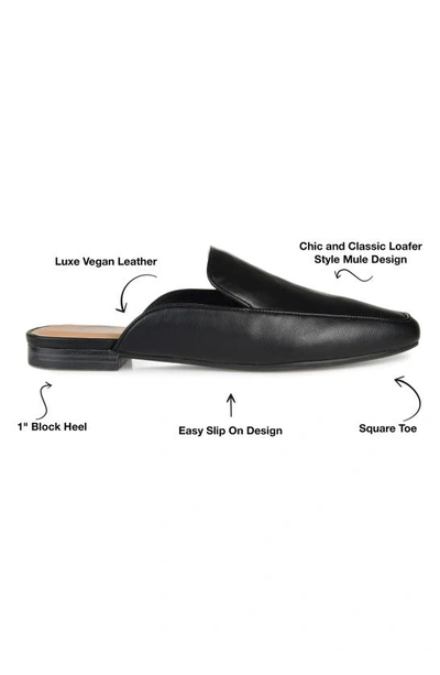 Shop Journee Collection Akza Loafer Mule In Black