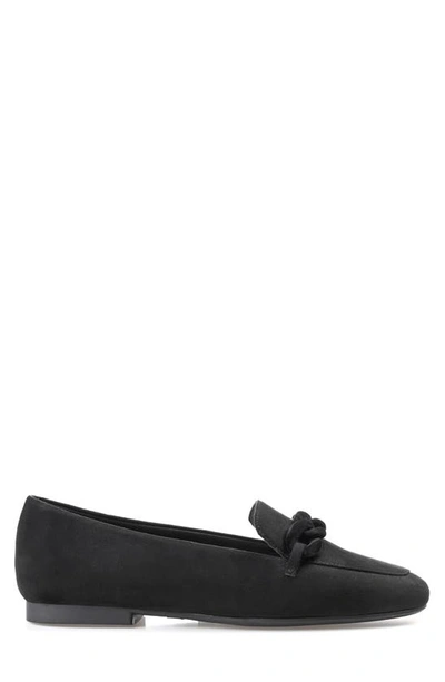 Journee Collection Cordell Rolo Link Loafer In Black