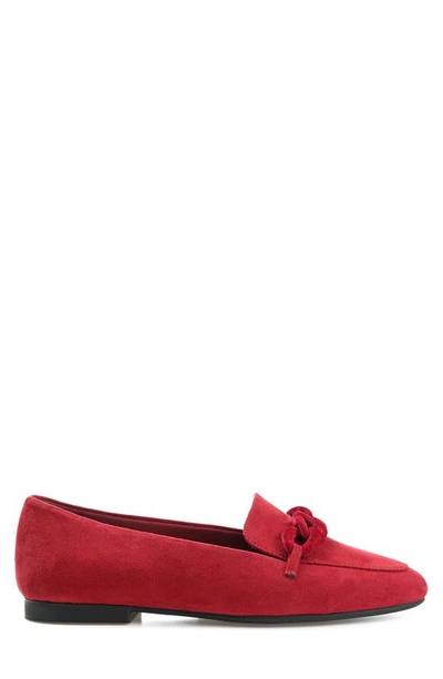 Journee Collection Collection Women's Tru Comfort Foam Wide Width Cordell Flat In Red