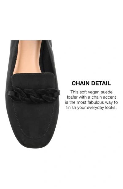 Journee Collection Cordell Rolo Link Loafer In Black