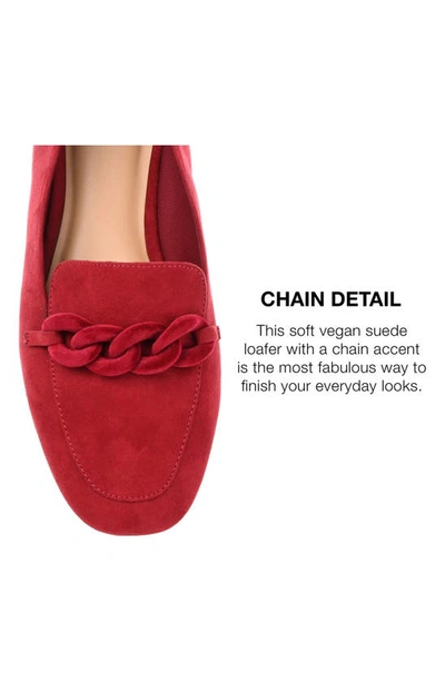 Journee Collection Collection Women's Tru Comfort Foam Wide Width Cordell Flat In Red