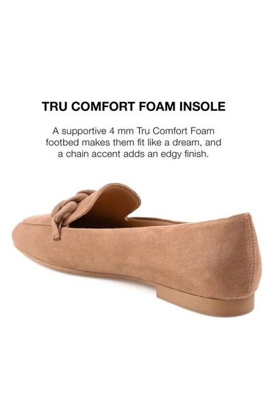 Journee Collection Cordell Rolo Link Loafer In Taupe