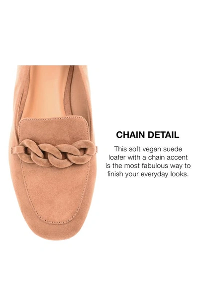 Journee Collection Cordell Rolo Link Loafer In Taupe