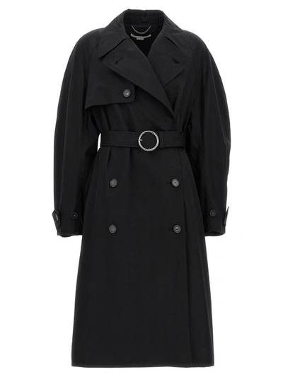 Shop Stella Mccartney 'iconic' Trench Coat In Black