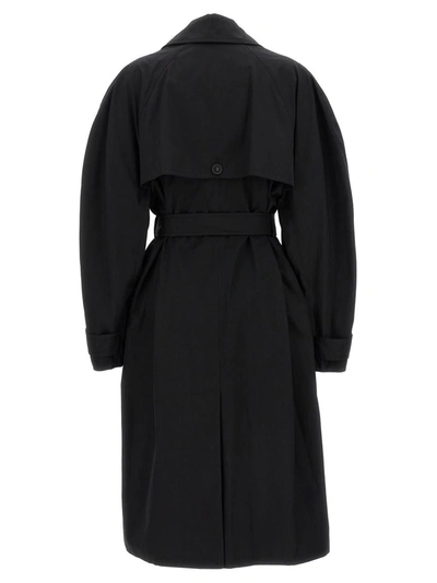 Shop Stella Mccartney 'iconic' Trench Coat In Black