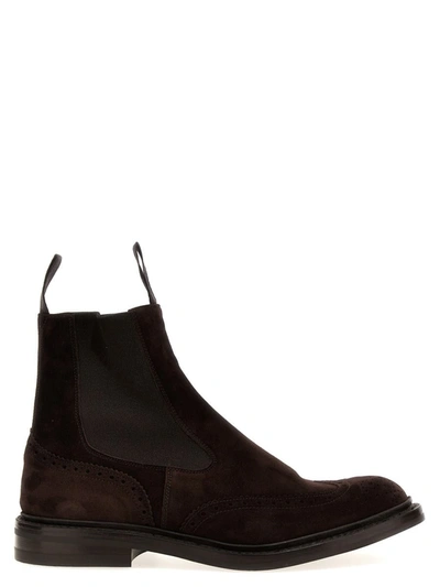 Shop Tricker's 'henry' Ankle Boots In Brown