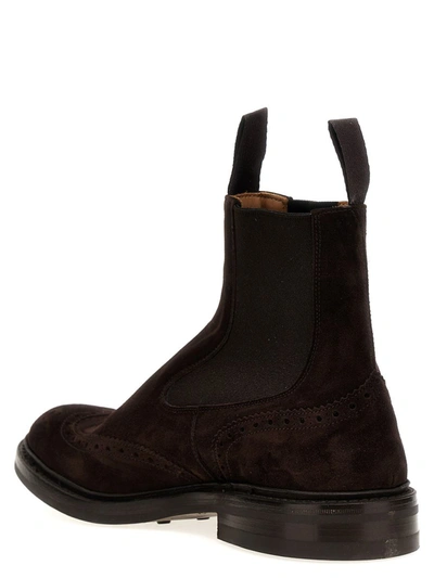 Shop Tricker's 'henry' Ankle Boots In Brown