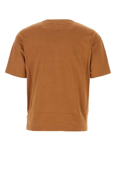 Shop Visvim T-shirt In Camel