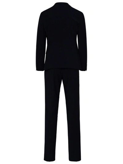 Shop Ermenegildo Zegna Zegna Drop 8 Suit In Blue Wool Blend