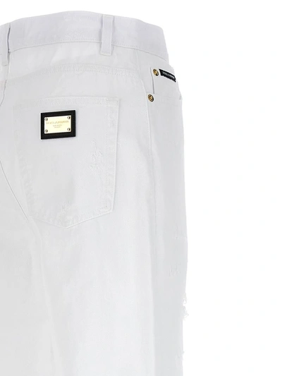 Shop Dolce & Gabbana 'boyfriend' Jeans In White