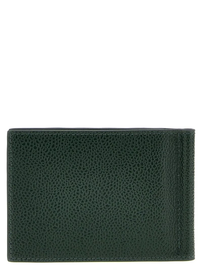 Shop Thom Browne '4 Bar' Wallet In Green