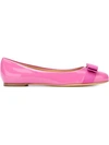 Ferragamo 'varina' Leather Flat