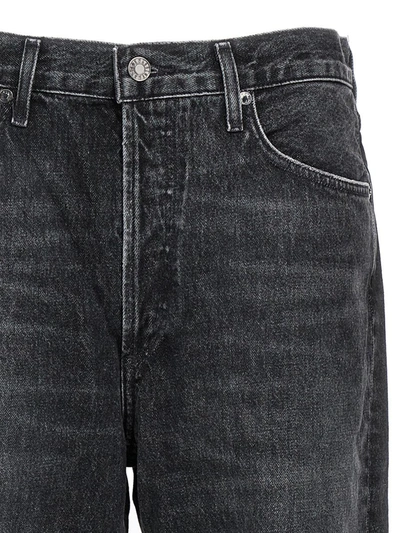 Shop Agolde 'fran' Jeans In Gray