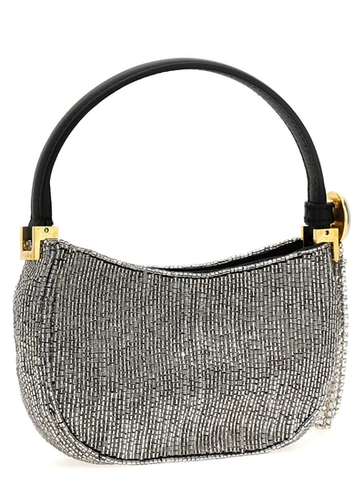Shop Magda Butrym 'micro Vesna' Handbag In Silver