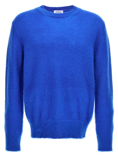 Shop Off-white 'arrow' Sweater In Light Blue