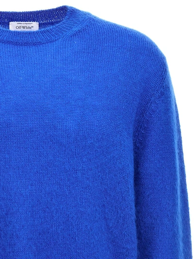 Shop Off-white 'arrow' Sweater In Light Blue