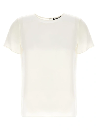 Shop Theory 'woven' T-shirt In White