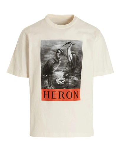 Shop Heron Preston T-shirt 'nf Heron' In White