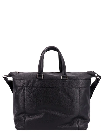 Shop Orciani Shoulder Bag In Black