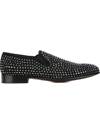 Dolce & Gabbana Studded Loafers - Black