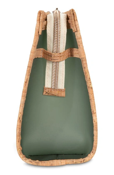 Stephanie Johnson Miami Thyme Medium Zip Cosmetics Bag In Thyme