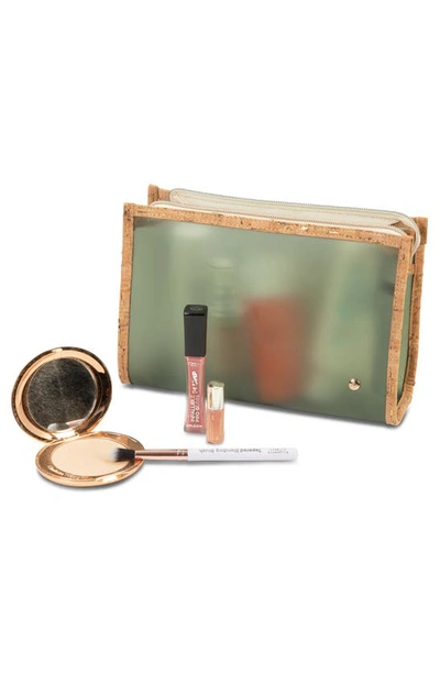 Stephanie Johnson Miami Thyme Medium Zip Cosmetics Bag In Thyme