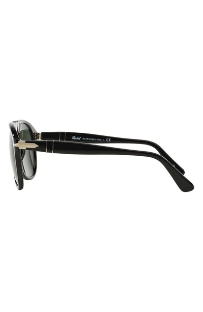 Shop Persol 54mm Pilot Sunglasses In Black/ Grey
