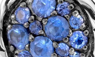 John Hardy Pavé Button Earrings In Blue