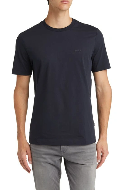 Hugo Boss Boss Thompson Solid T-shirt In Blue