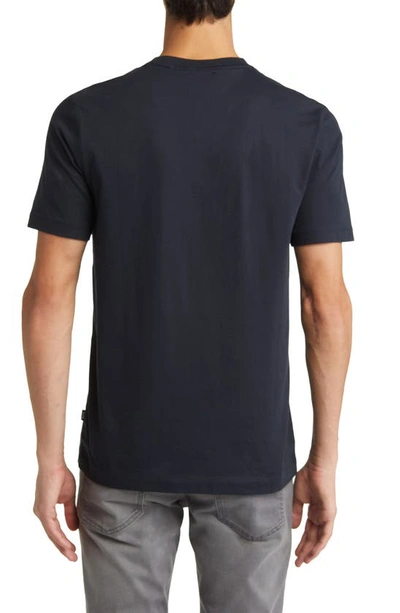 Hugo Boss Boss Thompson Solid T-shirt In Blue