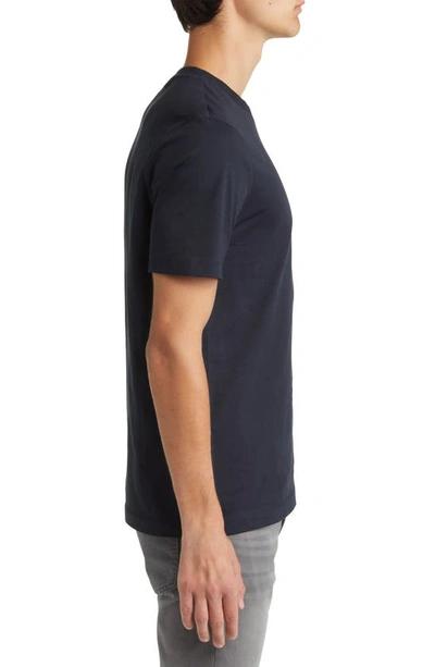 Hugo Boss Boss Thompson Solid T-shirt In Blue