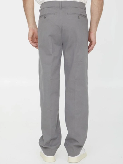 Shop Ami Alexandre Mattiussi Grey Chino Pants