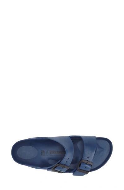 Shop Birkenstock Arizona Waterproof Slide Sandal In Navy Eva