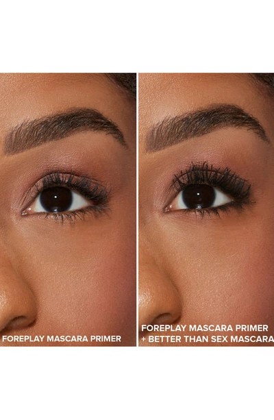 Too Faced Mini Better Than Sex Foreplay Mascara Primer Deep Black 0.13 oz / 3.8 ml In Pitch Black