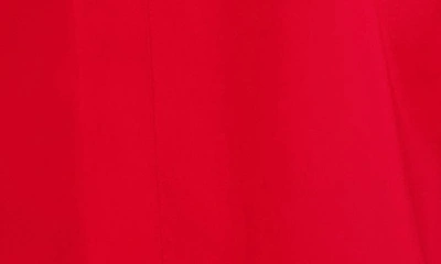 Foxcroft Agnes Split Cuff Popover Blouse In Simply Red
